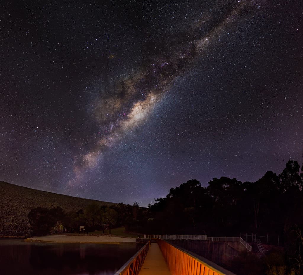 Milky Way before the Dawn