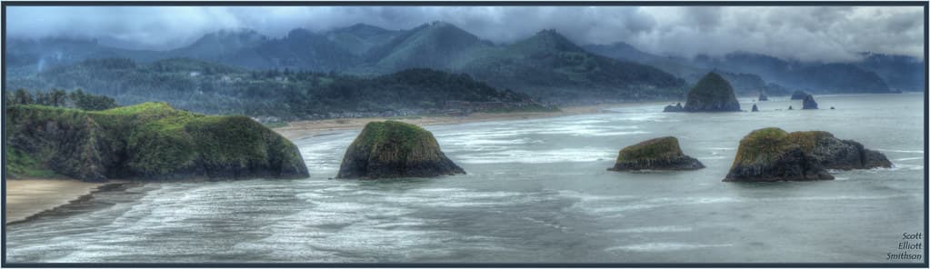 Panorama From Ecola Point