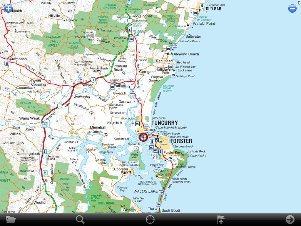 Big4 camp spot in Forster