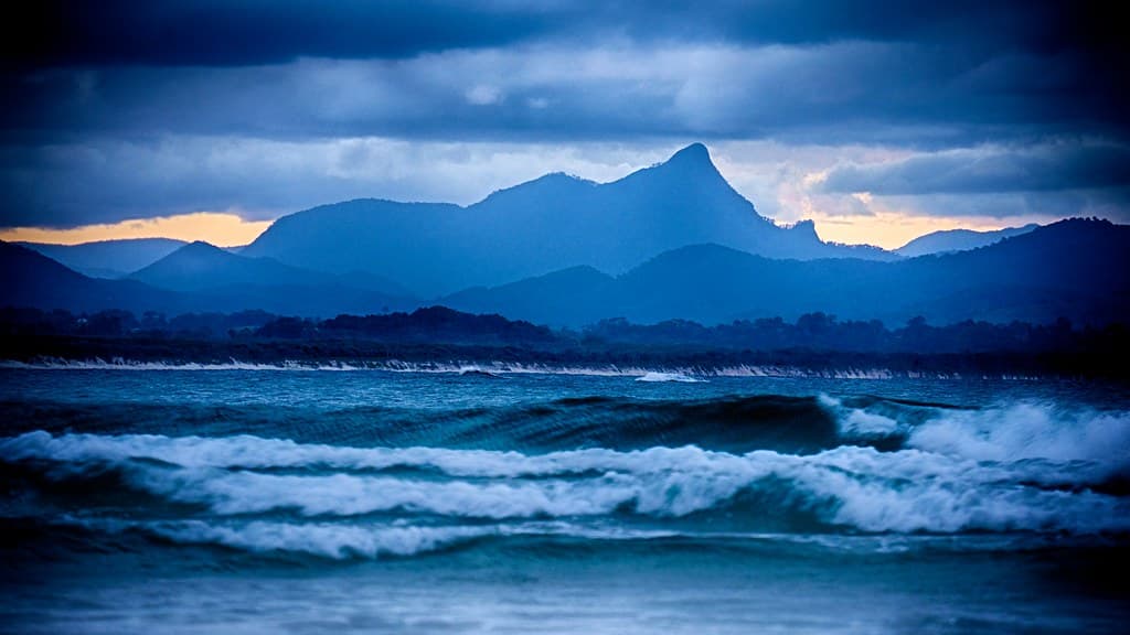 Mountains behind Byron Bay, Australia
