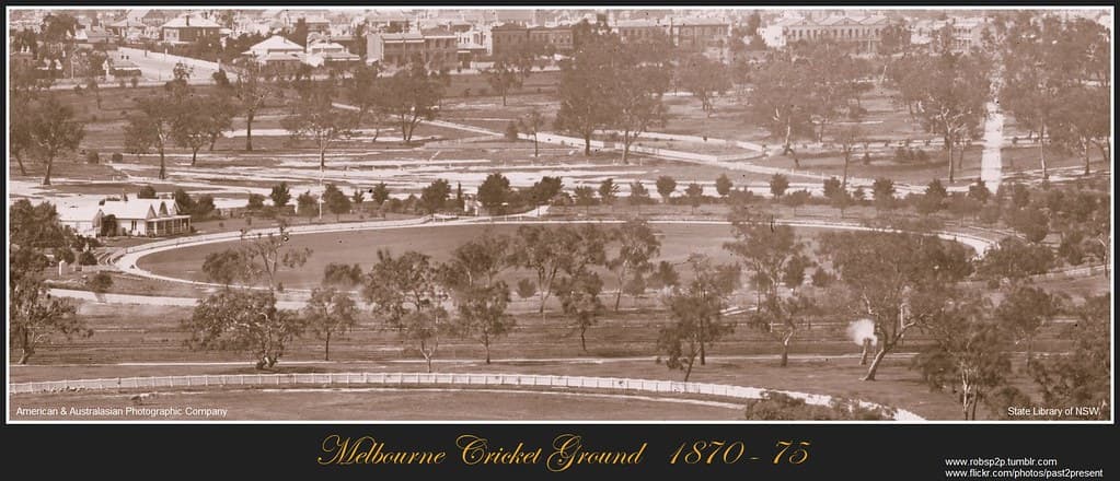 Melbourne Cricket Ground:  1870 - 75