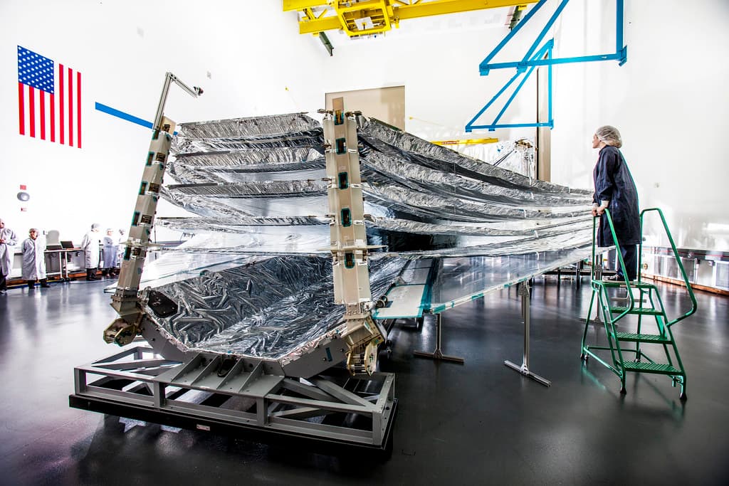James Webb Space Telescope Sunshield Test Unfolds Seamlessly