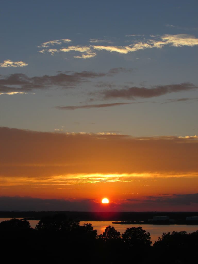 Solstice sunset, 6/21/2015 JFK Park, Fall River, Ma