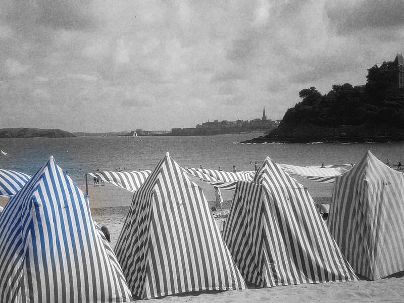 Dinard: plage de l'ecluse