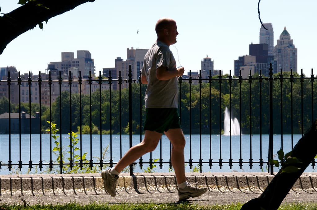 Jogging around the reservoir #3