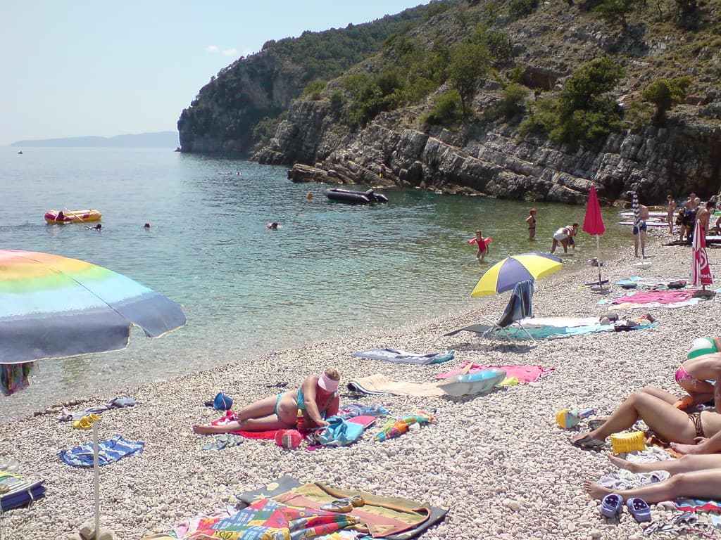 Glavotok Beach — photo by kalleboo