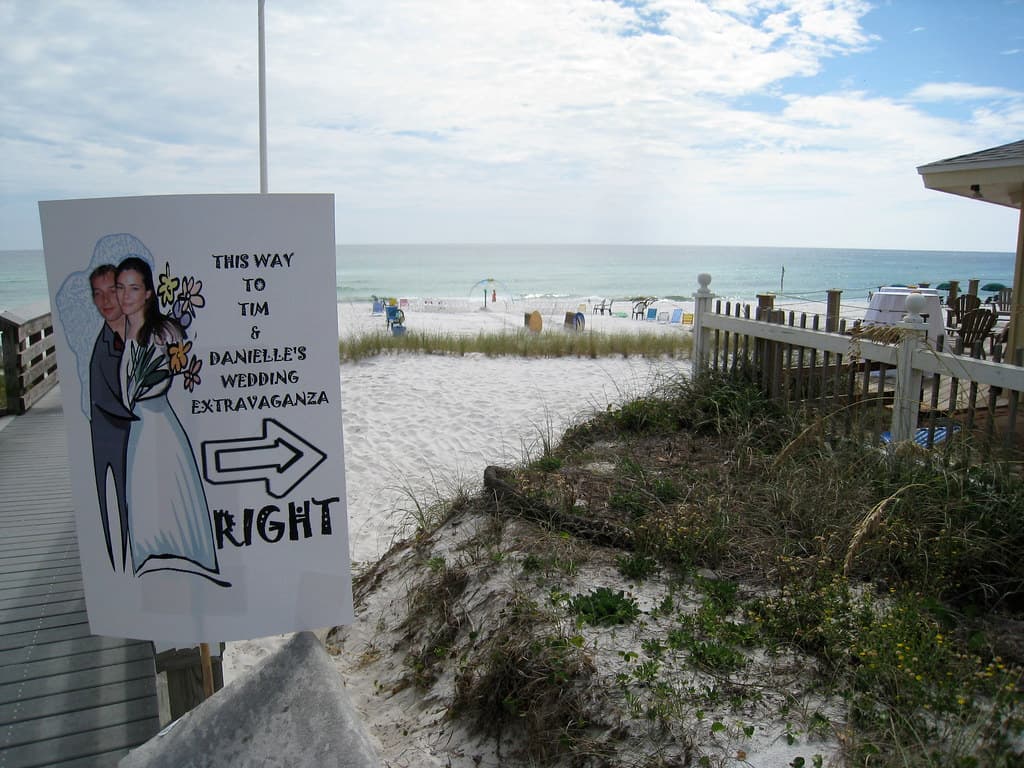 Beach wedding