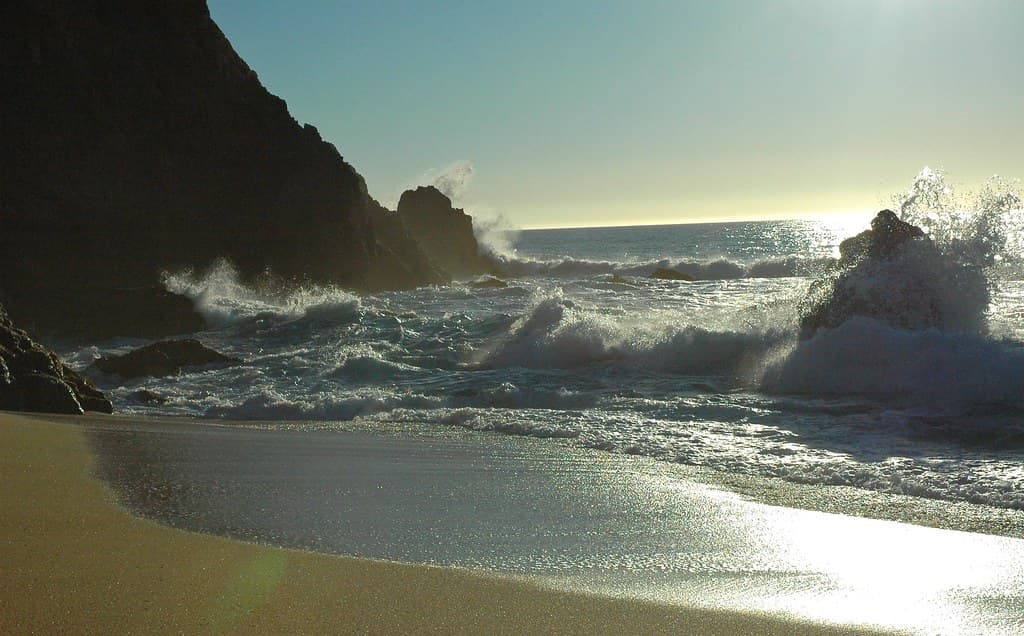 The White Lady Wraps Herself Around, Gray Whale Cove, California, USA