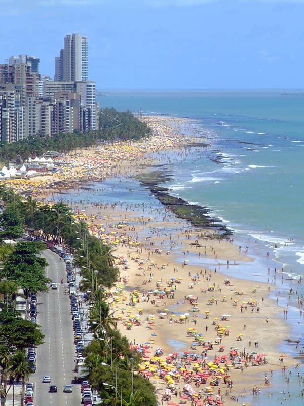 Boa Viagem Beach — photo by A. Duarte