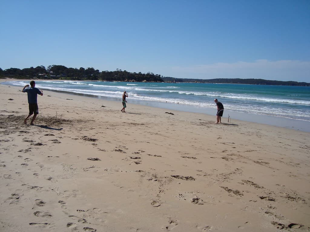 Beach Cricket in Broulee