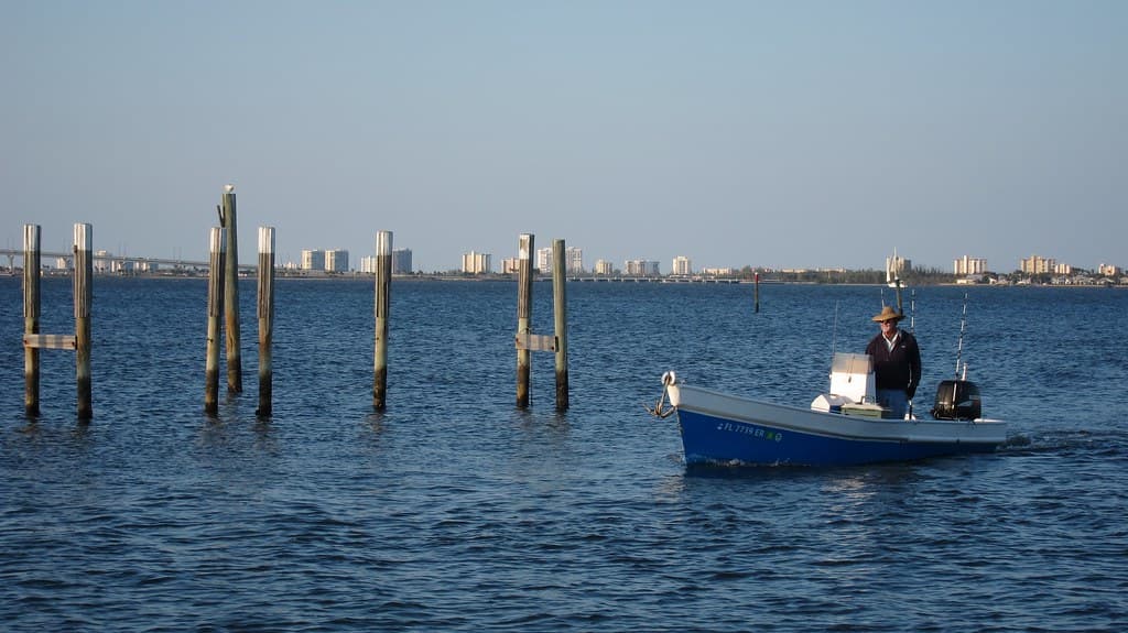 Back from fishing on the kind of river/sea.