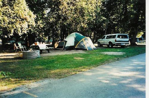 Our Campsite at Harrisville State Park