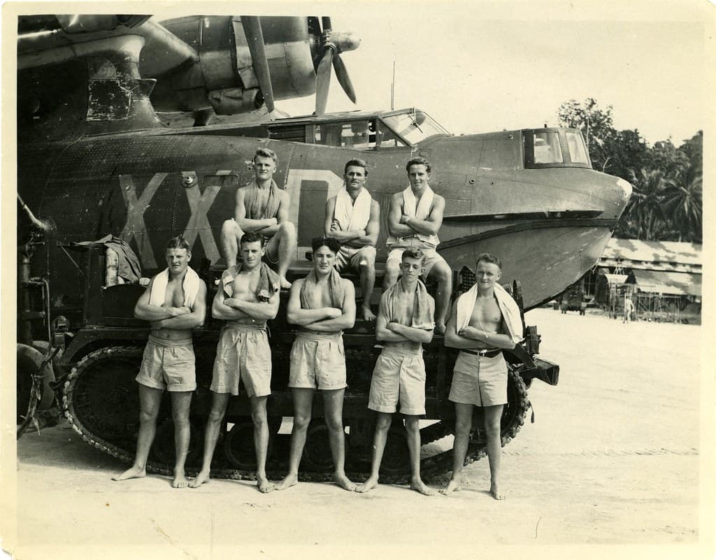 RNZAF 6 Squadron Beach Crew 1945