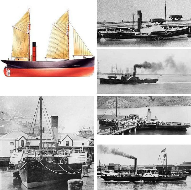 Lyttelton Tugs 1859-1907