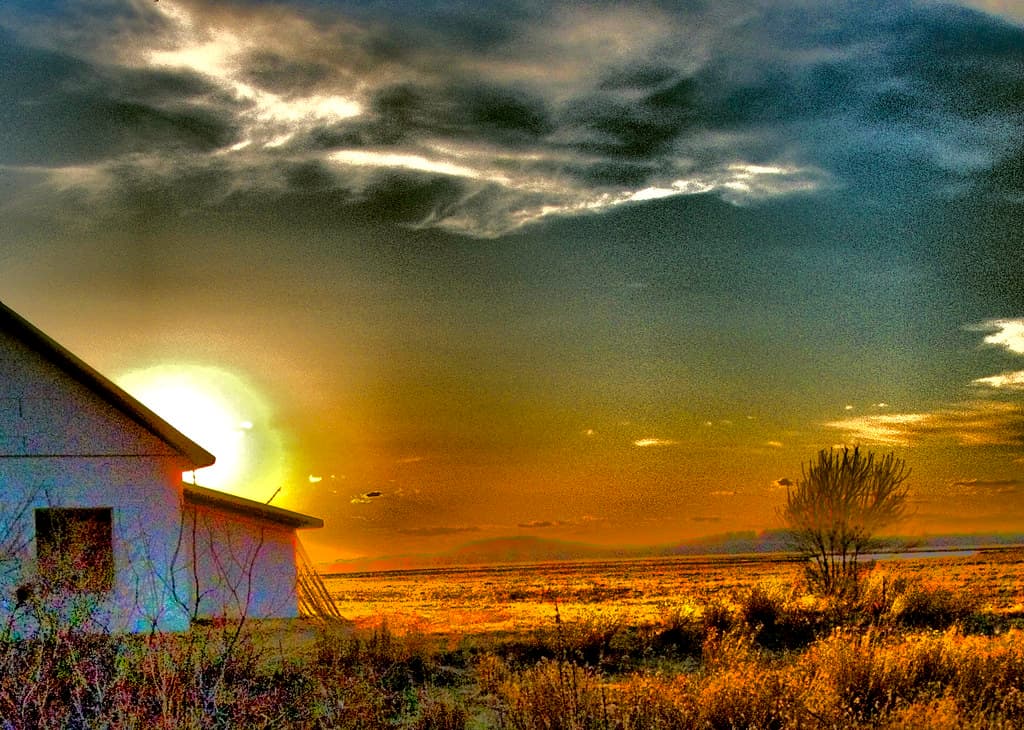 Setting of the Marsh Sun