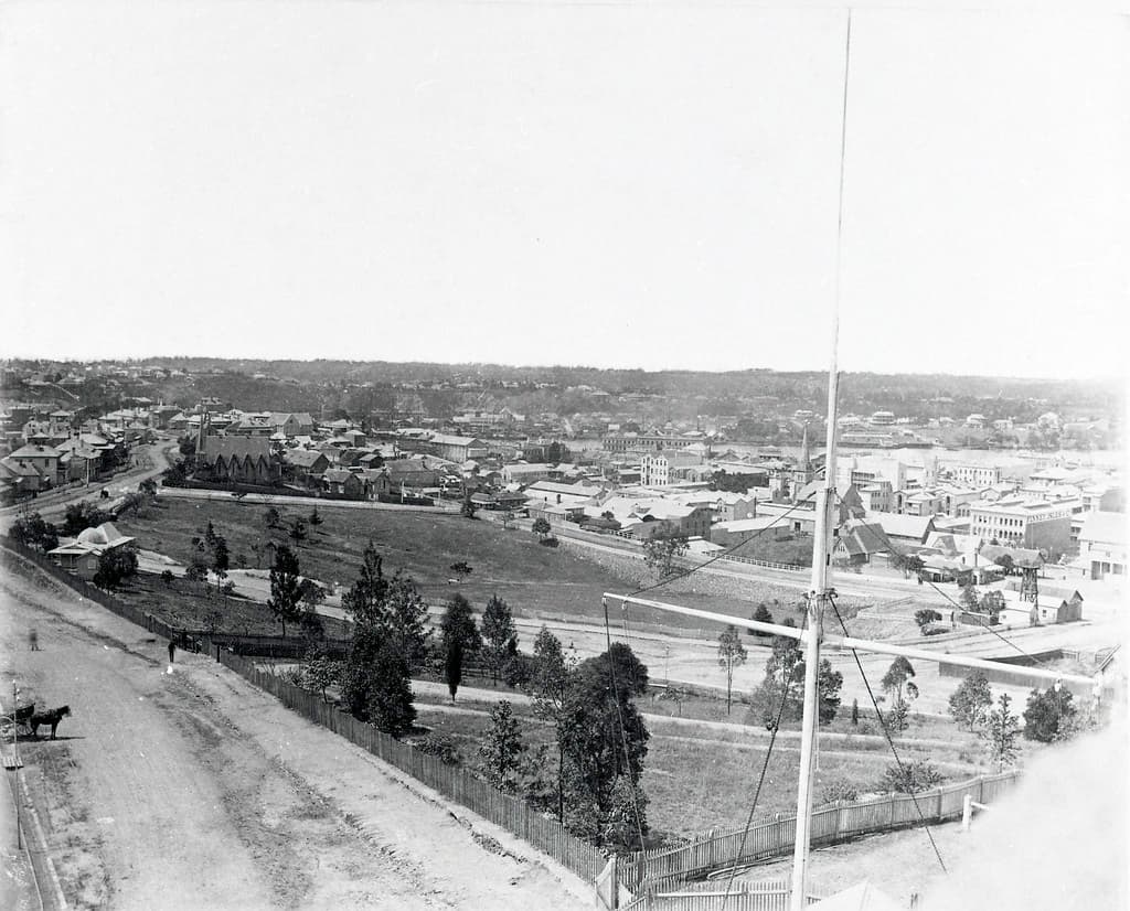 View of Brisbane, 1860.