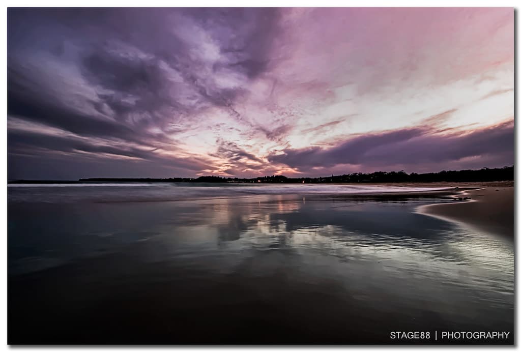 Sunset At Mollymook Beach