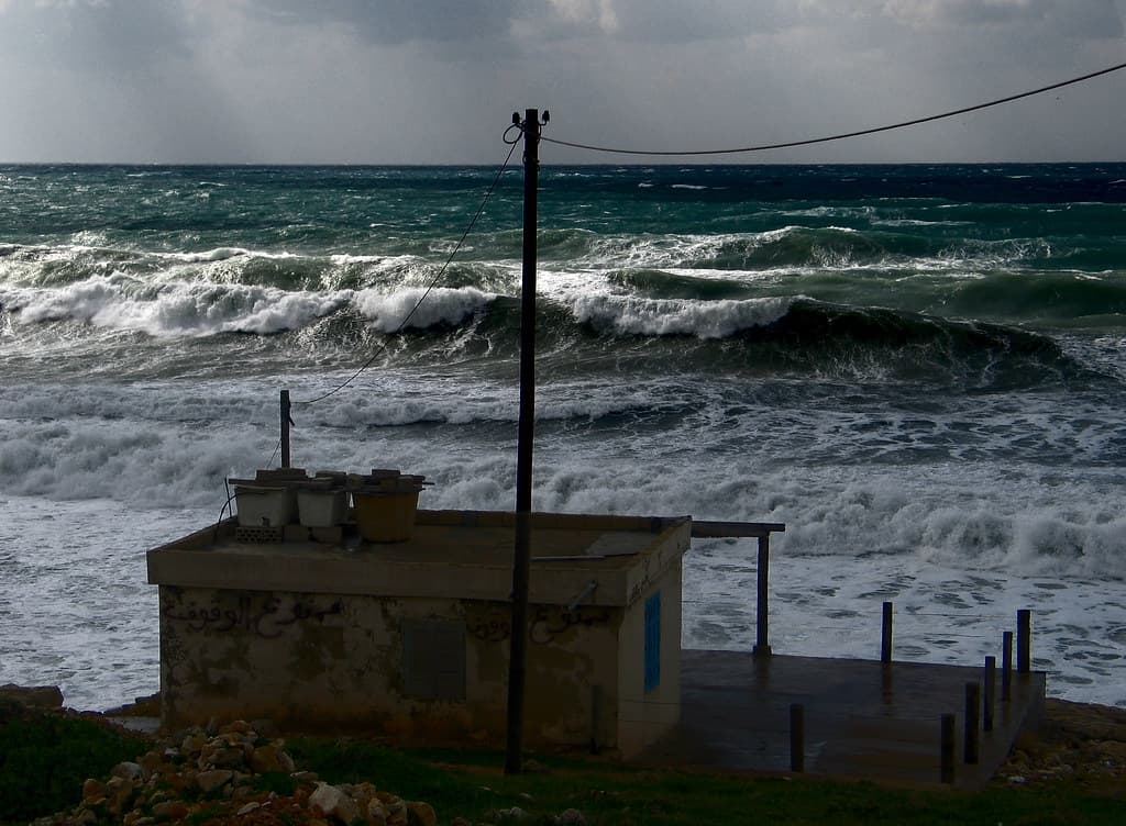 Kfar Abida Public Beach — photo by PatrickAS