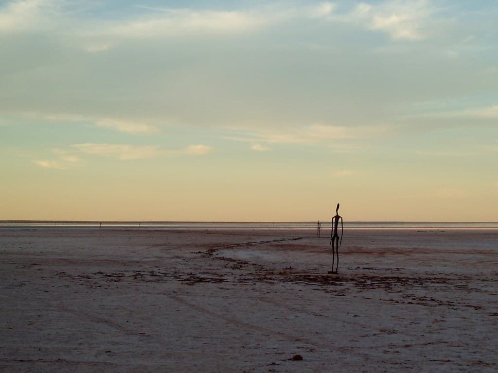Evening, Lake Ballard. WA