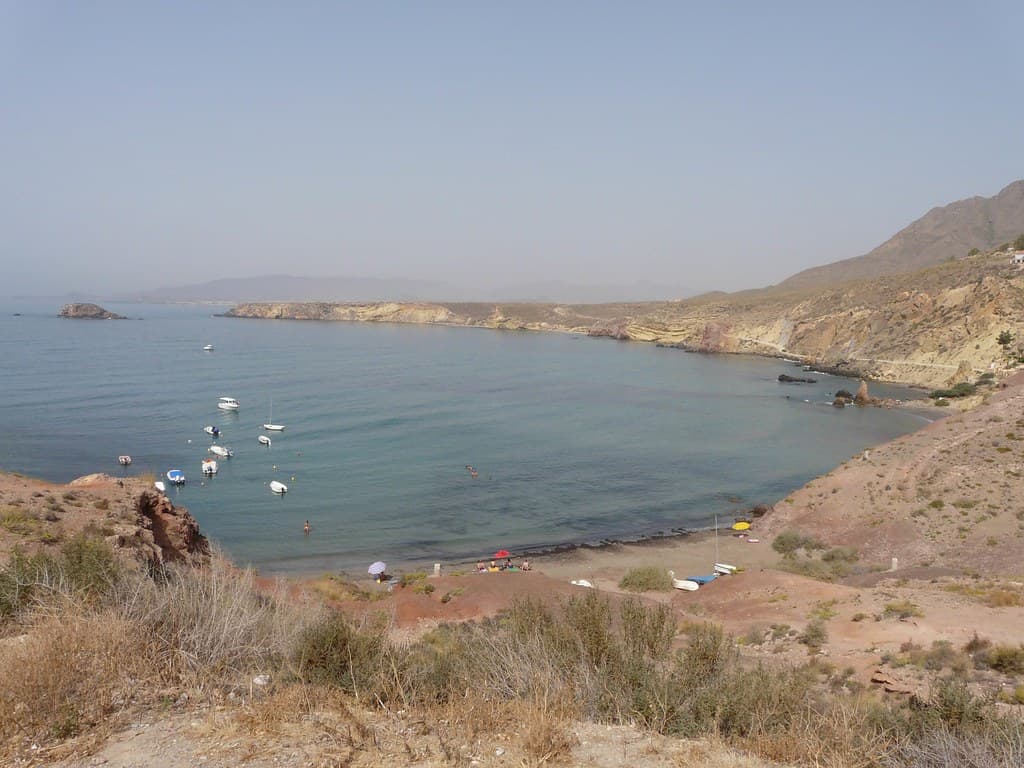 Playa del Rincón, desde Punta Cueva de Lobos (Mazarrón, MURCIA)