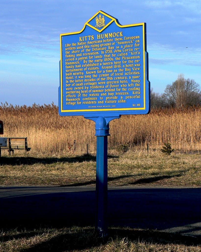 Kitts Hummock Sign