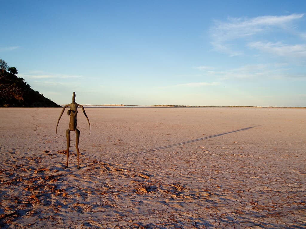 Evening, Lake Ballard. WA