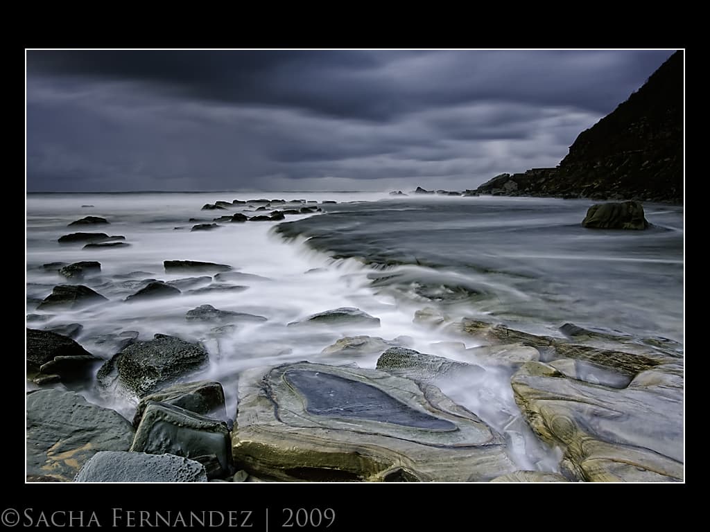 Forresters Beach - Cloudy and Stormy