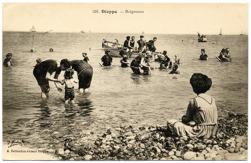 Bathers at Dieppe by Georges Marchand (1904)
