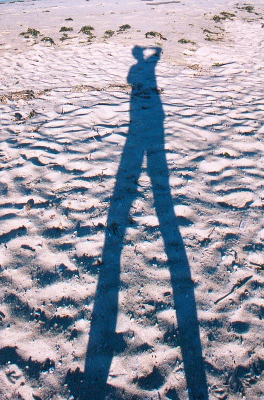 Shadow on Hammonasset Beach