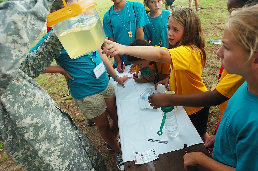 Military kids enjoy 8th annual Va. Guard Youth Camp