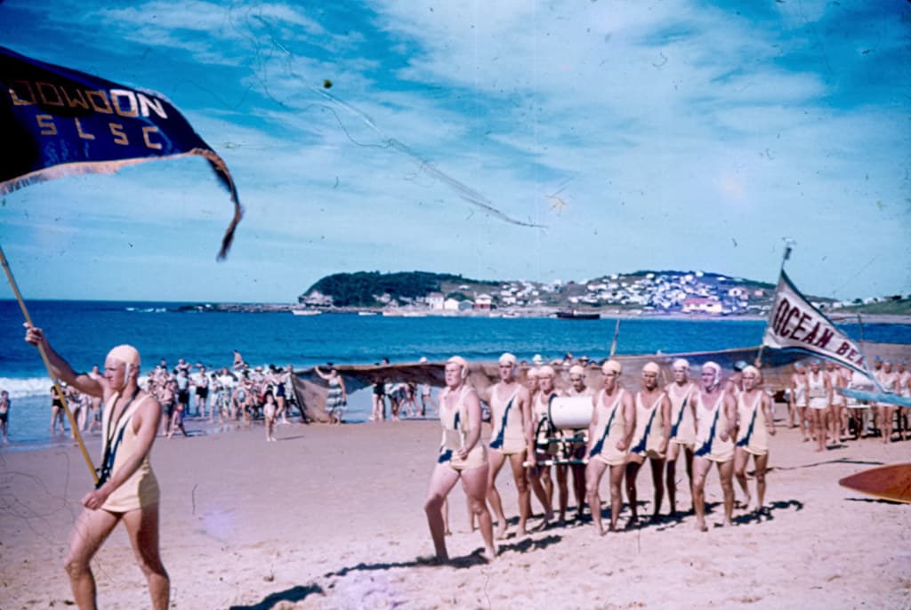 Toowoon Bay SLSC March Past at Terrigal Beach