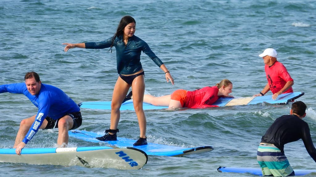 Surf Lessons at Kalama Park