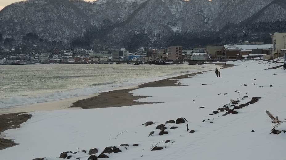 Hakodate Seaside in Winter