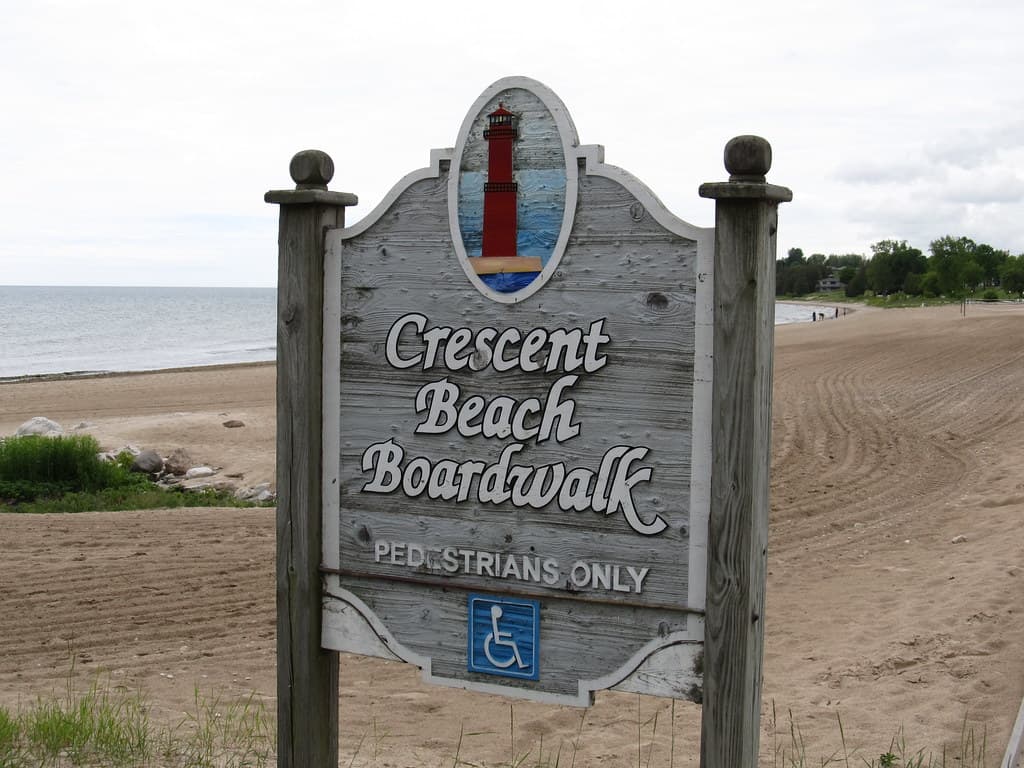 Crescent Beach Boardwalk, Algoma, Wisconsin