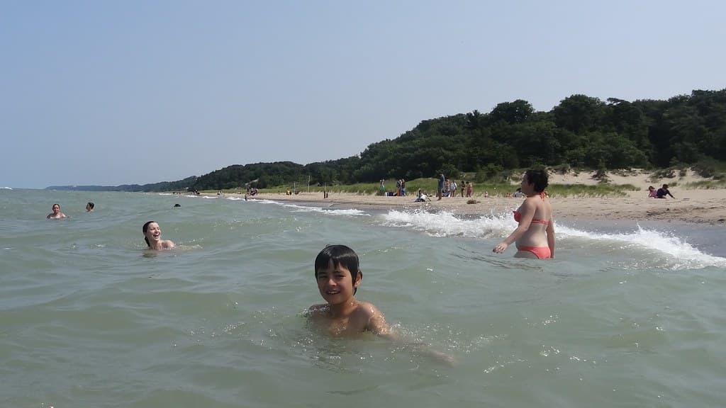 Swimming at the Lake with Jack