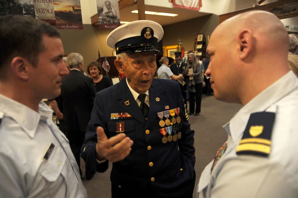 Coast Guard presents Gold Lifesaving Medal replicas at ceremony on Harkers Island