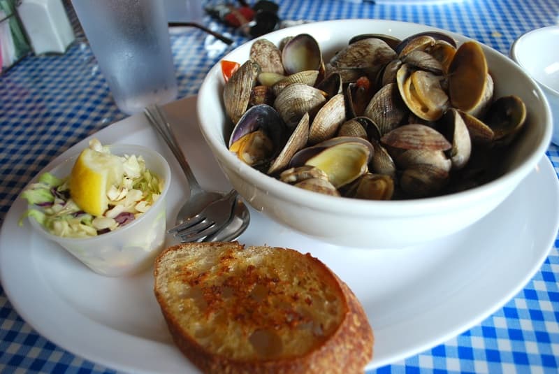 Steamer clams