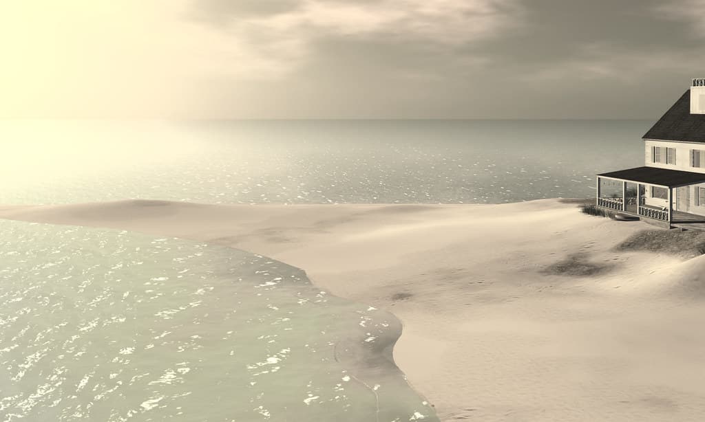 Light on beach with house - Finalist at Galerie Der Sinne Contest "Beach and Coast Impressions" - July 2014