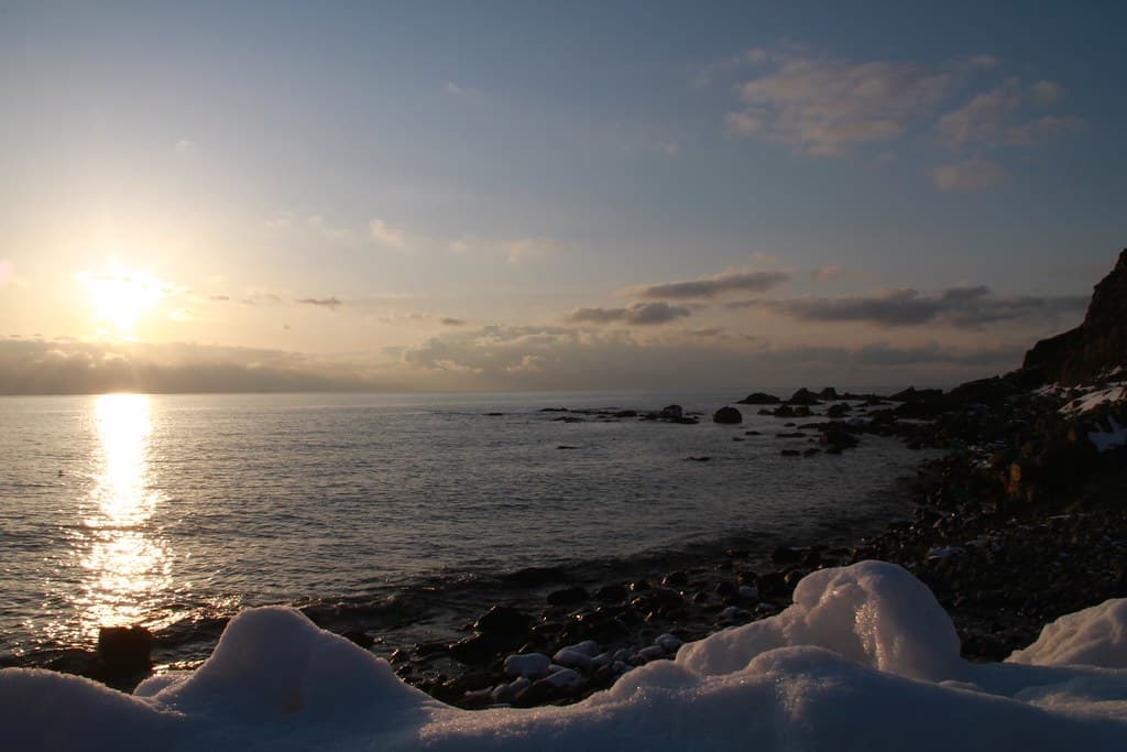 Sunset Beach in Winter