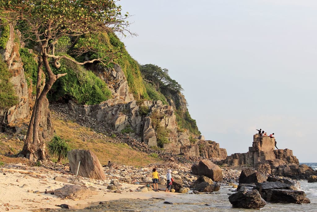 View on Pasir Panjang beach