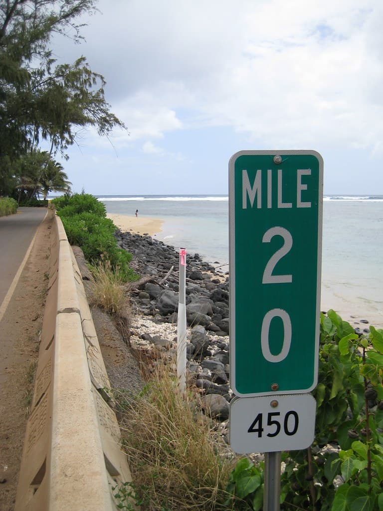 Molokai State Highway 450: 20 Mile Marker - Kumimi or Murphy Beach