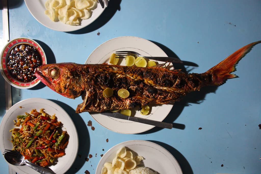 bbq-ed fish