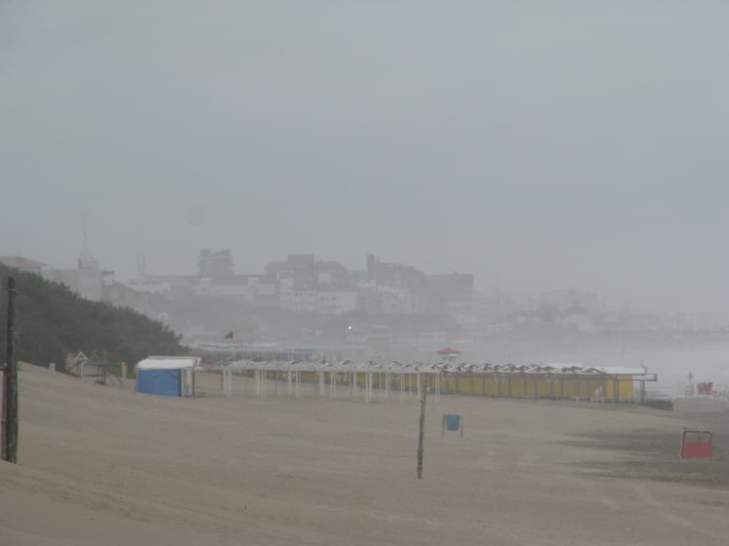 Tormenta en Pinamar desde Valeria