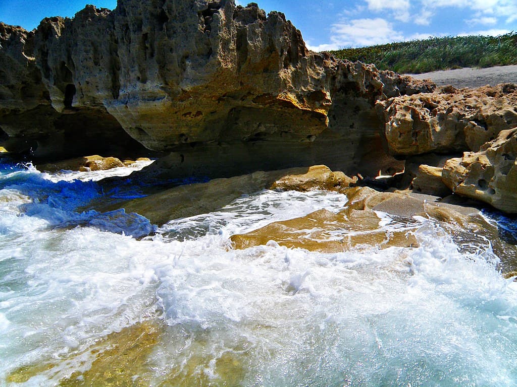Blowing Rocks Nature Preserve, Jupiter Island Florida