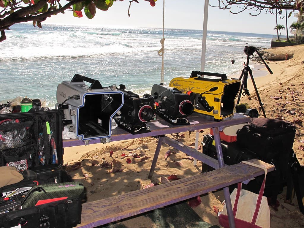 Aquatech housings & Arri 3's