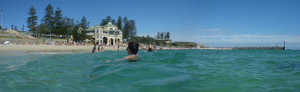 Cottesloe beach, Perth, Western Australia Panorama
