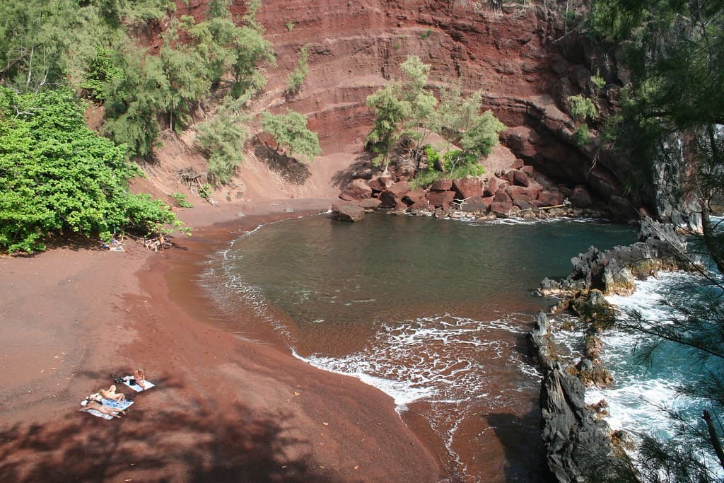 Hana's Red Sand Beach