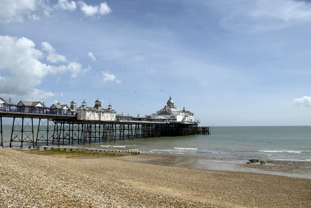 Langney Point Beach — photo by Ben124.