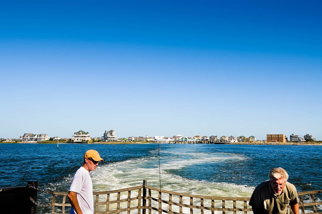 Hatteras from the ferry to Ocracoke