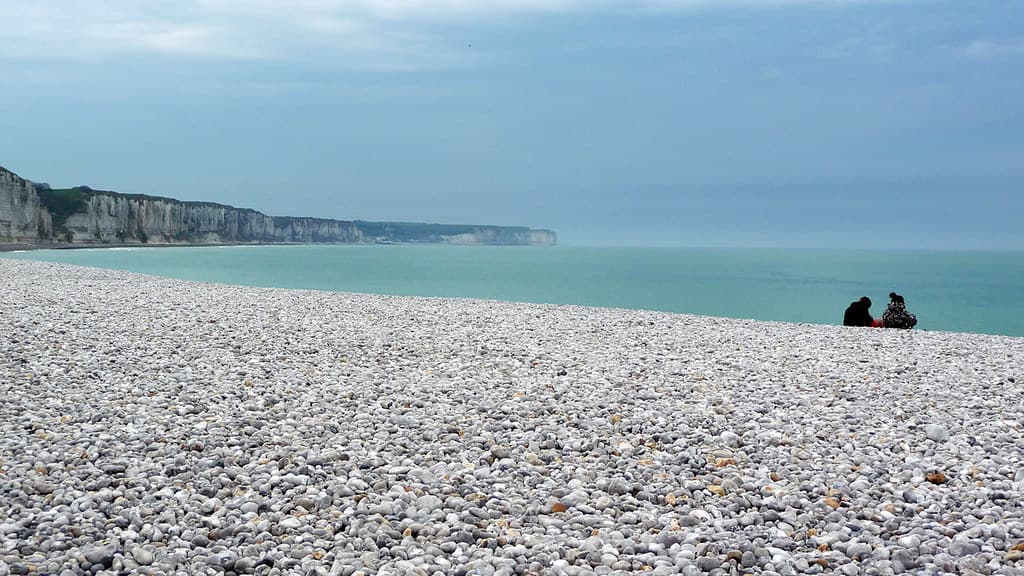 Plage de galets